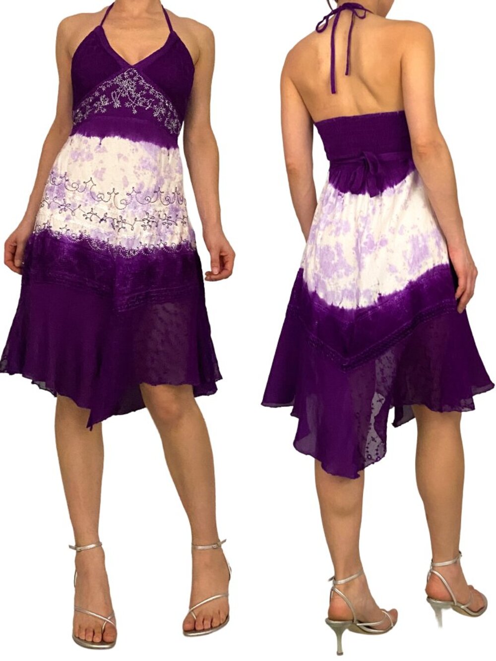 Violet Spell Handkerchief Dress